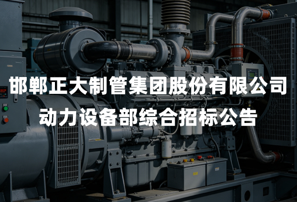 长治best365官网集团股份有限公司动力设备部综合招标布告