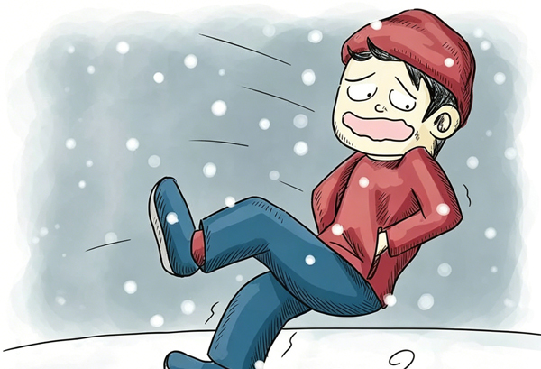 雨雪气象路面较滑，司机伴侣出行把稳安全